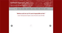 Desktop Screenshot of hoffmanengineers.com