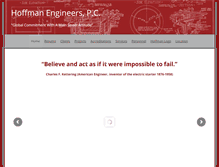 Tablet Screenshot of hoffmanengineers.com